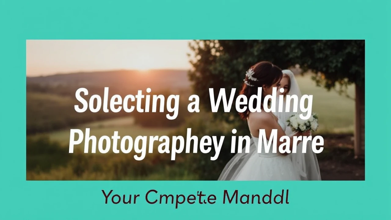 Your Complete Manual to Selecting a Wedding Photographer in Marne