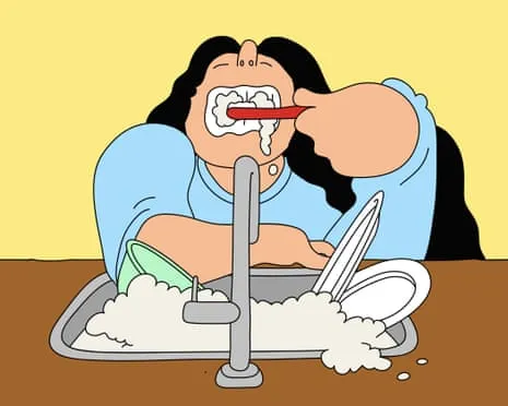 Must My Roommate Avoid Cleaning Her Teeth at the Kitchen Sink?